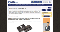 Desktop Screenshot of mram-info.com